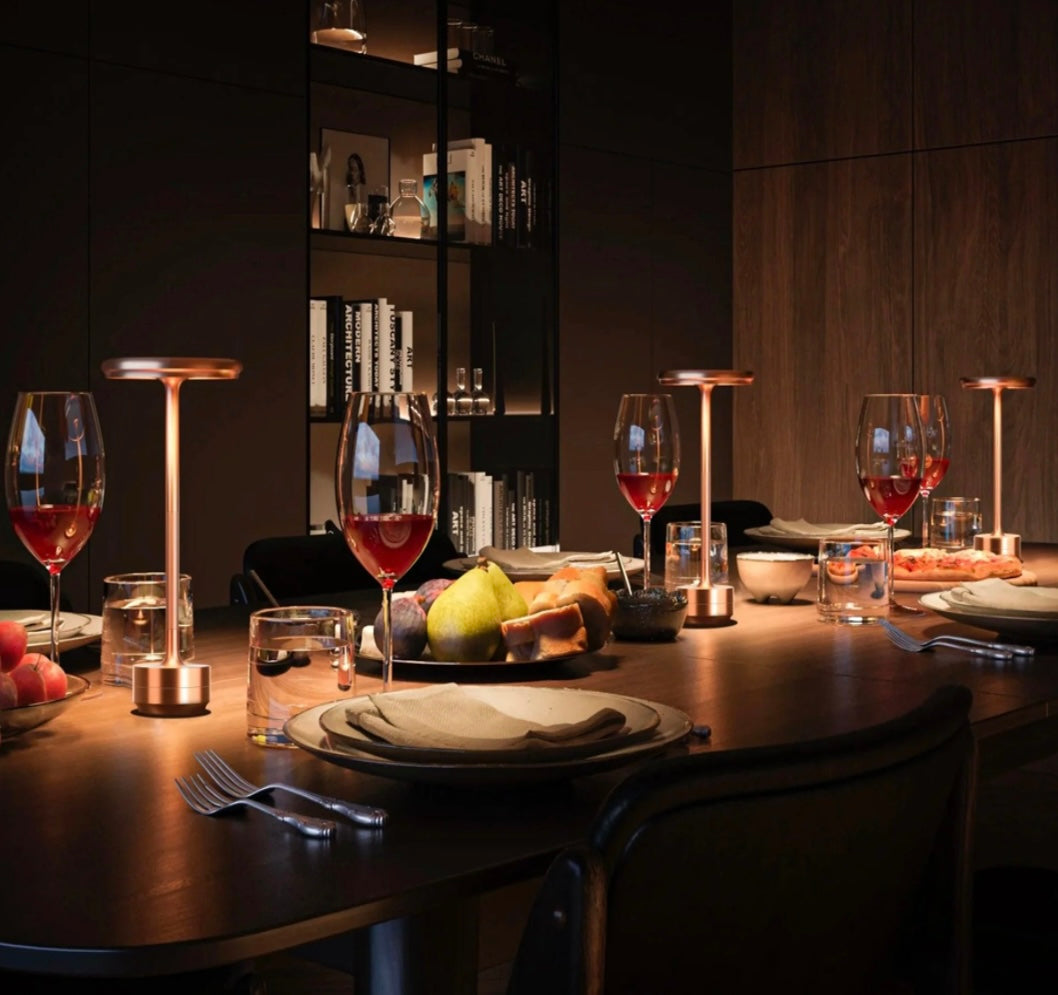 Bordslampa Steal LED - Portabel