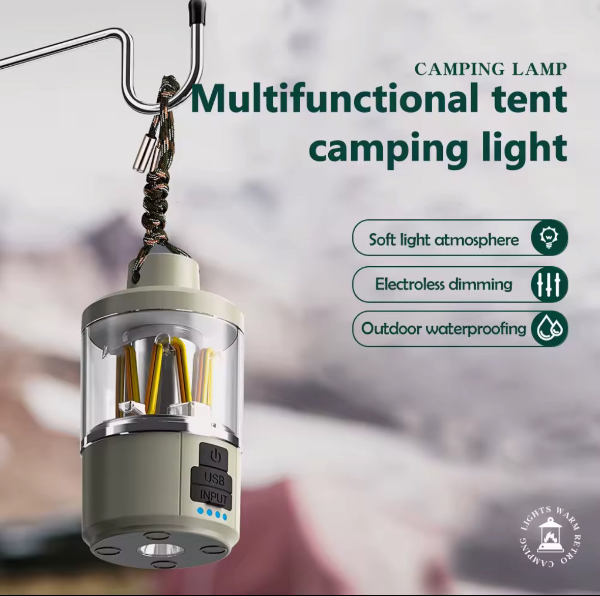 Uppladdningsbar LED-lampa