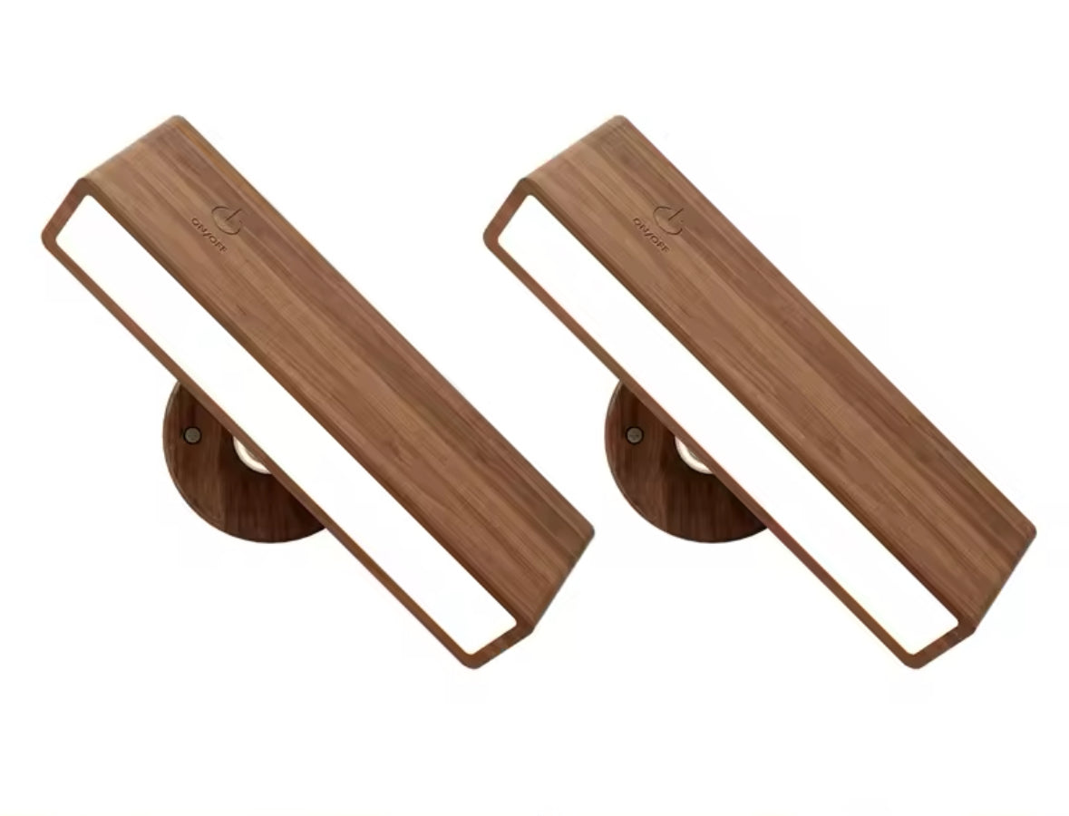 Nordisk trälampa med magnet