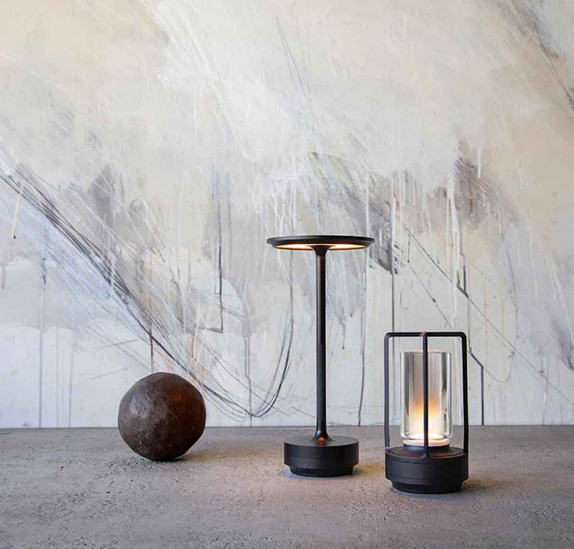 Bordslampa Steal LED - Portabel