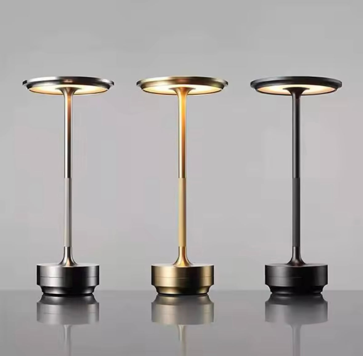Bordslampa Steal LED - Portabel