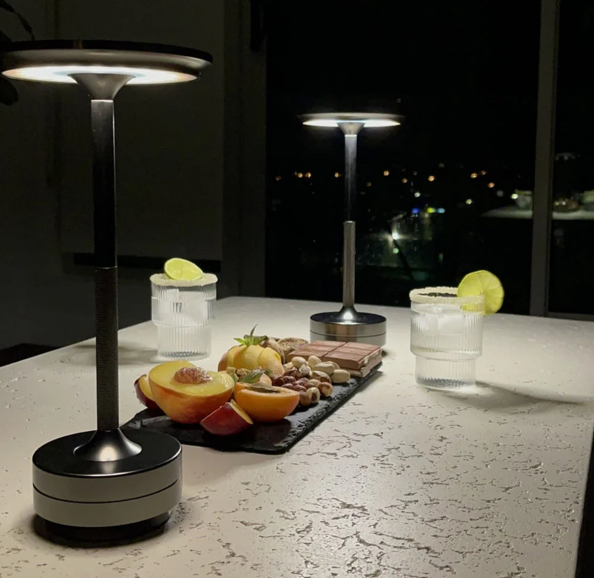 Bordslampa Steal LED - Portabel