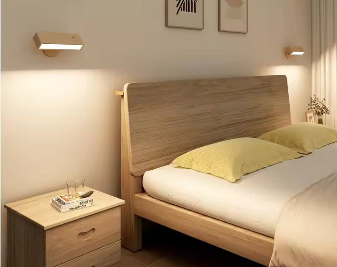 Nordisk trälampa med magnet