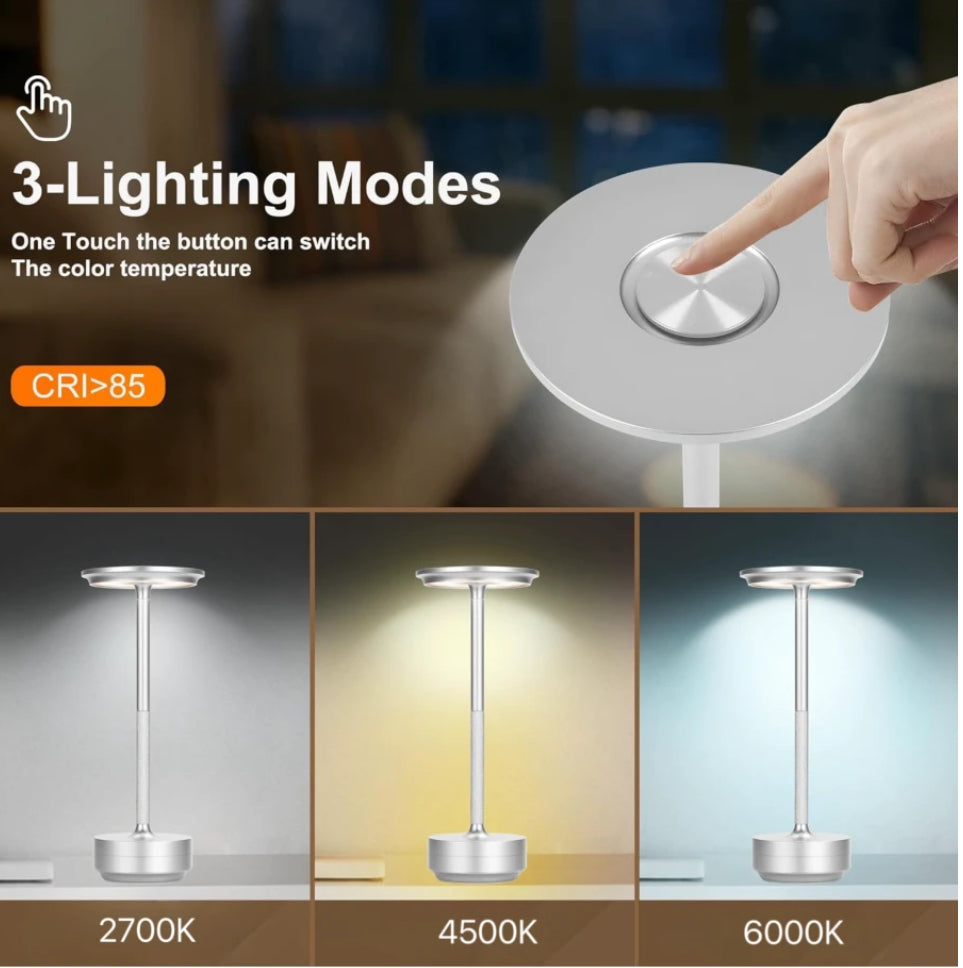 Bordslampa Steal LED - Portabel