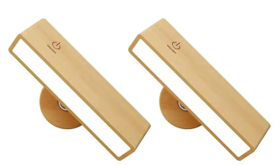 Nordisk trälampa med magnet