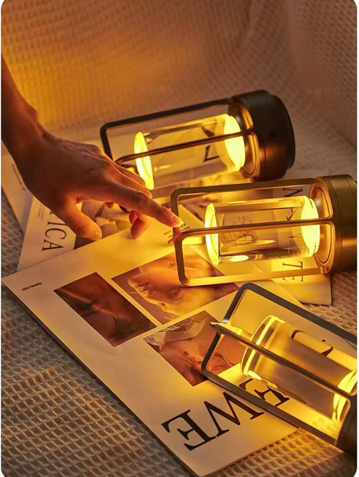 Crystal - Trådlös Bordslampa