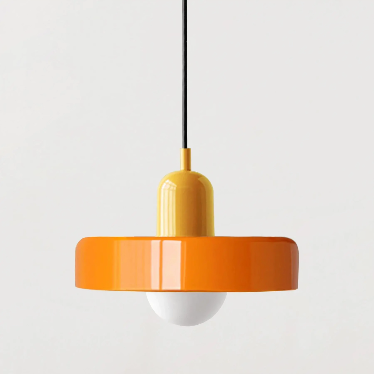 Bauhaus inspirerad taklampa i glas